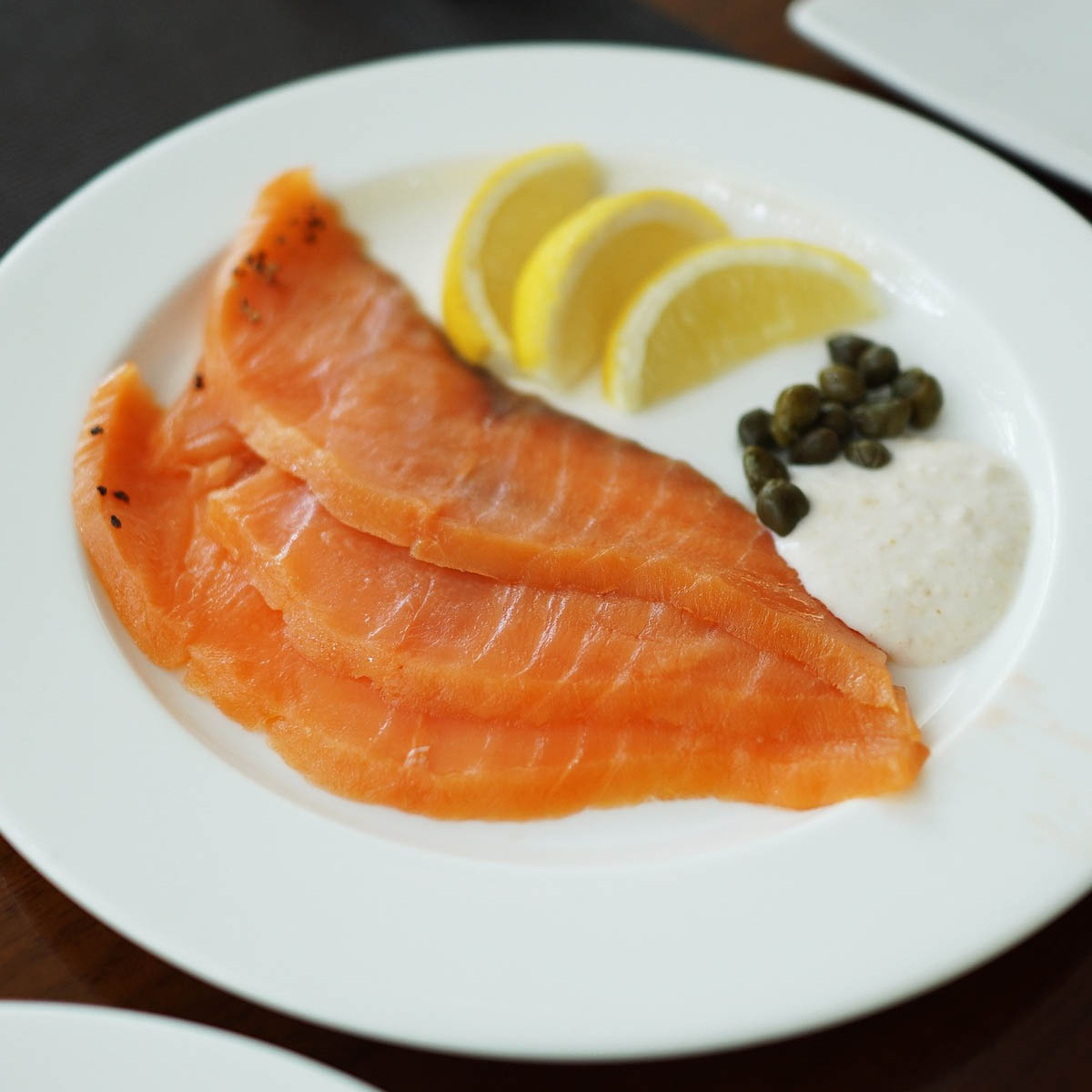 Saumon fumé et citron